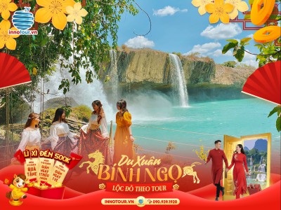 Tour Tết 2026 - Tour Măng Đen - Gia Lai - Buôn Ma Thuột - Chùa Minh Thành - Đức Mẹ Măng Đen 3N3Đ