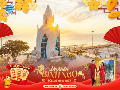 Tour Tết 2026 - Tour Nha Trang 2N2Đ - Vịnh San Hô - Marina Beach - Làng Yến - Hòn Miễu - Bãi Tranh - Nhà Hát Đó - Tháp Bà