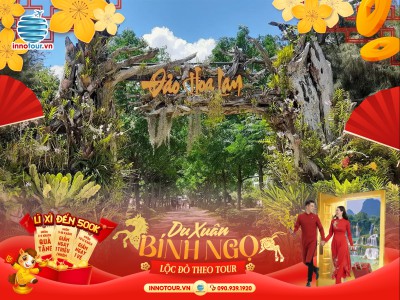 Tour Tết 2026 - Tour Nha Trang 3N3Đ - Nhũ Tiên - Suối Khoáng Nóng I-Resort - Đảo Hoa Lan