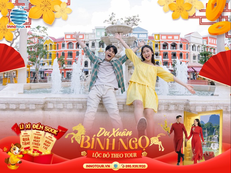 Tour Tết 2026 - Tour Phú Quốc 3N3Đ - Chùa Hộ Quốc - Grand World - Tứ Đảo - Du Thuyền Nautilus - Nhà Tù Phú Quốc - Buffet Hải Sản