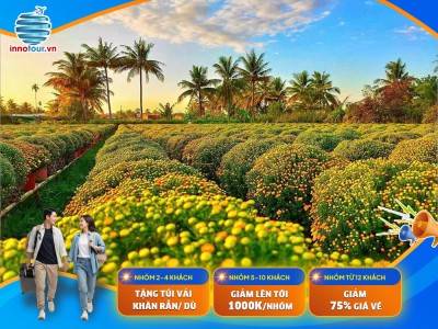 Tour Miền Tây 1 ngày - Tour Đồng Tháp - Làng Hoa Sa Đéc - Quýt Hồng Lai Vung 1 Ngày