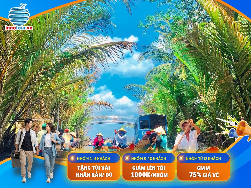 Tour Mỹ Tho - Bến Tre 1 ngày - Chèo Xuồng Ba Lá