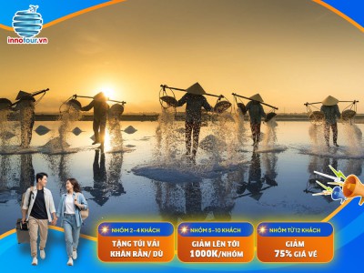 Tour Ninh Chữ - Vĩnh Hy 3N2Đ - Hòn Cò Resort - Hang Rái - Cánh Đồng Muối