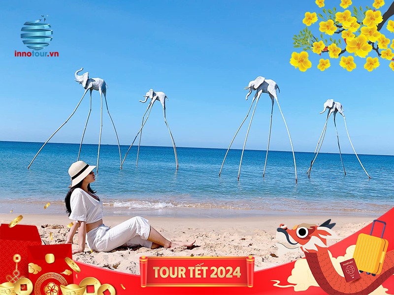 Tour Tết Dương Lịch 2024: Phú Quốc - Cầu Cầu Hôn - Sunset Town - Tứ Đảo Flycam