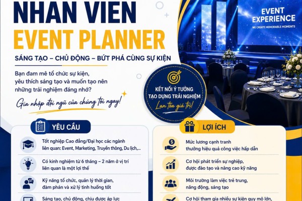 Tuyển dụng Nhân viên Event Planner