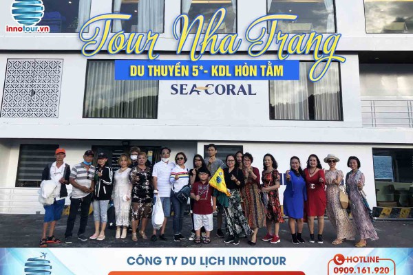 Tour Du Lịch Biển Nha Trang Du Thuyền 5 Sao Cùng Đoàn Khách Lẻ