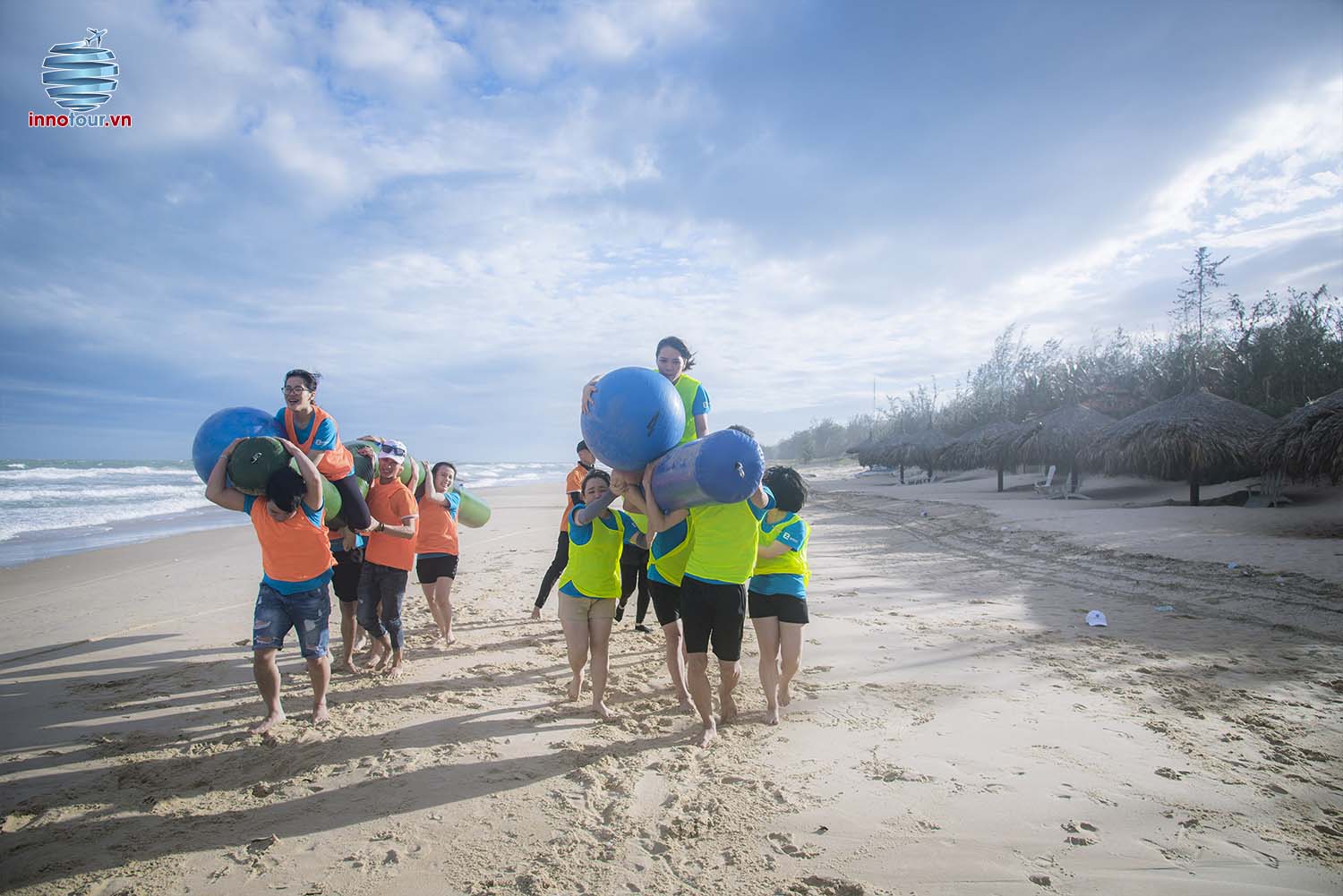 trò chơi phổ biến trên biển cho team building